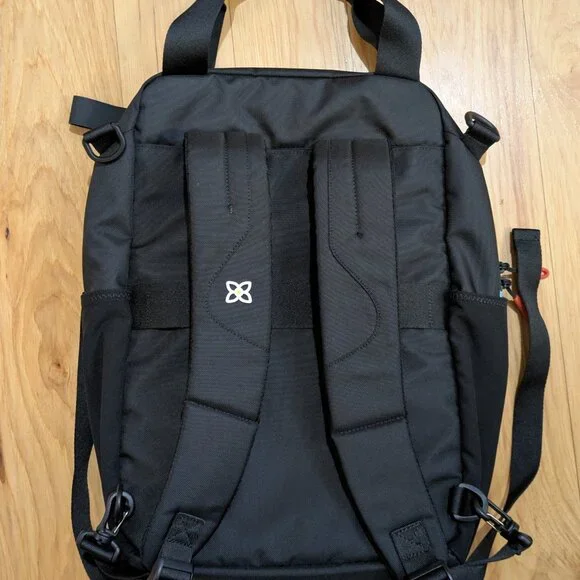 Sherpani Camden Convertible Backpack - Black with Color Accents - Picture 3 of 12